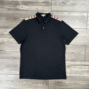 Burberry Brit Nova Check Shoulders Polo